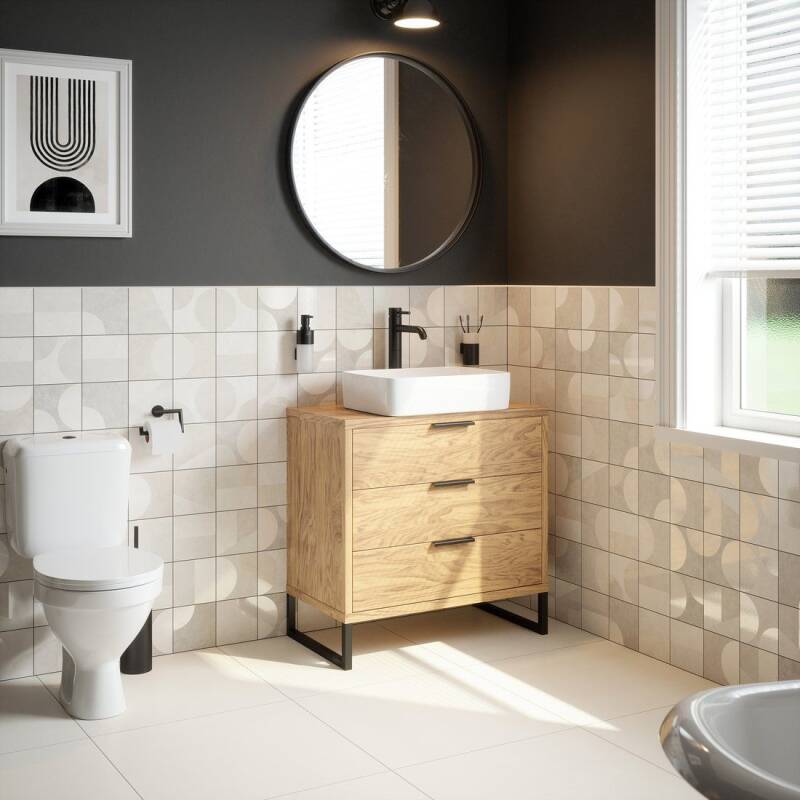 Geo Ash Glazed 150 x 150MM