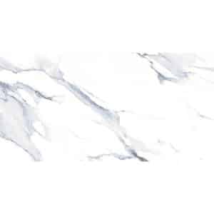 Mars white and blue marble effect 1200 x 600 at Tile Matrix