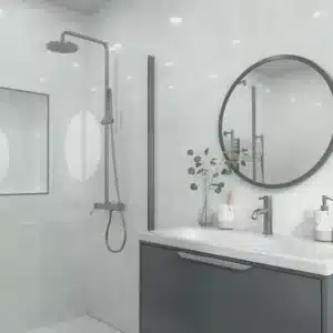 Lightening Marble Shower Panel